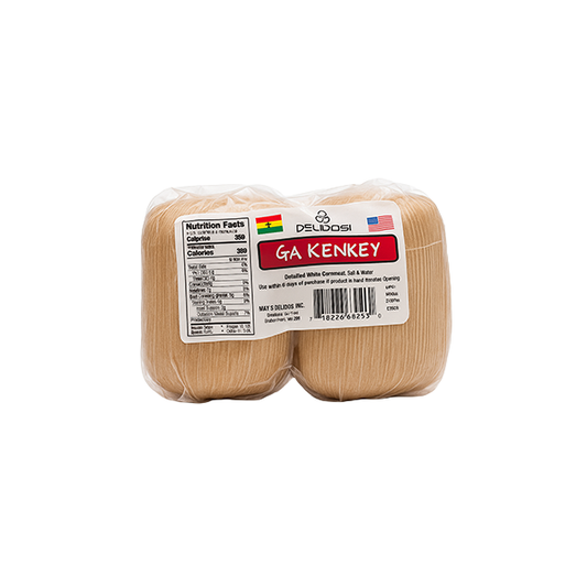 Packaged food item with a label on a white background