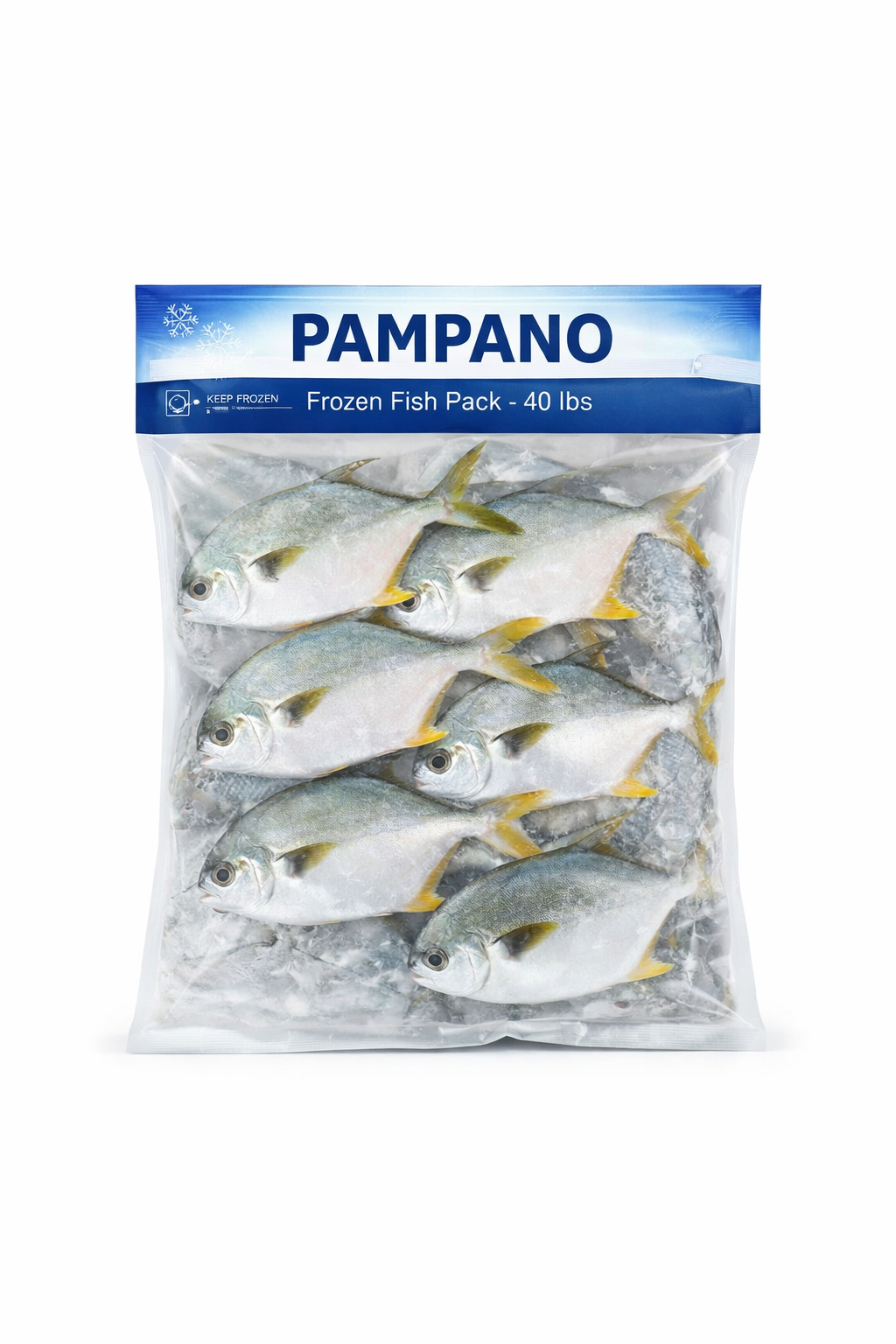 Pampano Frozen Fish Pack 40lbs