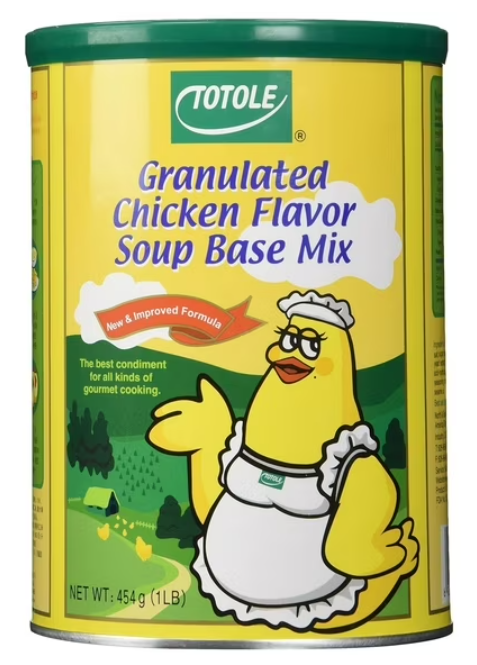 Totole Granulated Chicken Bouillon is a savory seasoning that adds rich chicken flavor to soups, stews, and sauces. This 2.2 lb size suits regular kitchen use