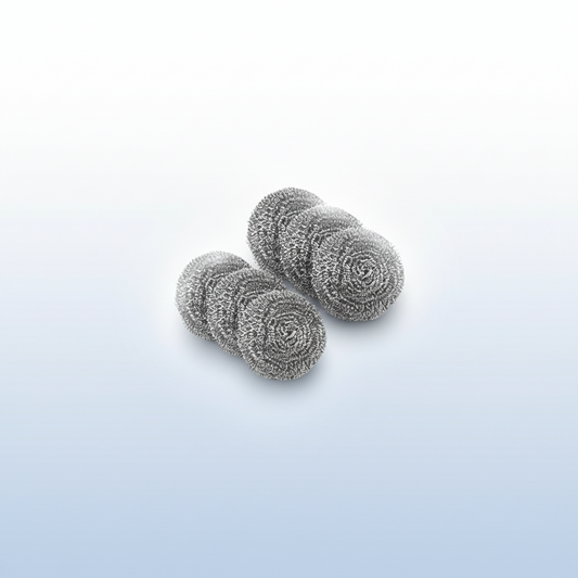 Three gray iron sponges, intertwined with a branded text 'African online'.