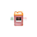 Orange container with a label on a white background